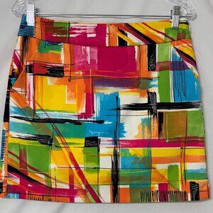 Loudmouth Ladies Golf Skort "Strokes Design" size 4